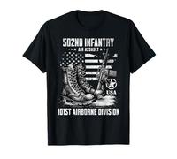502nd Infantry Regiment 101st Airborne Division Veteran T-Shirt