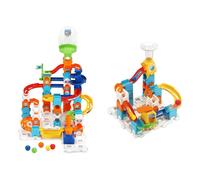 503603 Marble Rush Spiral City, Multi & Marble Rush Starter Set, Construction Toys for Kids with 3 Marbles and 30 Building Pieces, Track Set for Boys