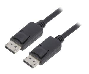 50373-QOL1 50373 cable Displayport plug, 2 m black QOLTEC on both sides