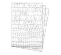 504 Piece 1 Inch Iron On Heat Transfer Letters and Numbers Alphabets Numbers Fabric Vinyl Letter DIY for Sport Jerseys T Shirts Clothes Slogan Printing Crafts Decoration (White)