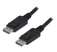 50455 cable Displayport plug, 5 m black QOLTEC on both sides