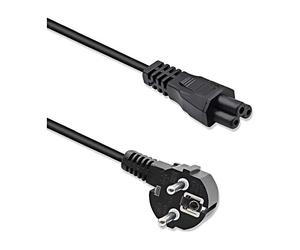 50458 cable 3x1mm² PVC 1.5m black 2.5A 250V QOLTEC