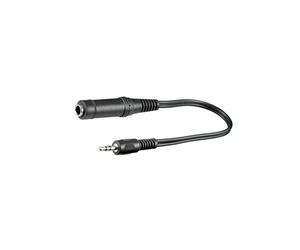 50470-Goo2 cable jack 6.35mm female, jack 3.5mm 3pin male 0.2m Goobay
