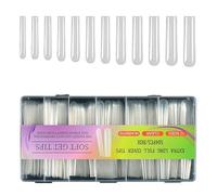 504Pcs Soft Gels Nails Tips Extra Long Full Covers False Nails Tips For Extensions Artificial Clear Press On Clear Full Cover Nail Supplies