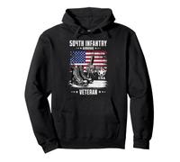 504th Infantry 82nd Airborne Military Veteran Distressed Pullover Hoodie