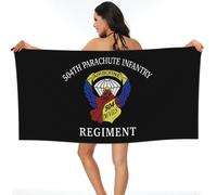 504Th Parachute Infantry Regiment Bath Sheet Bath Sheet Adults Microfiber Towels Compact Beach Blanket For Everyday Use Swimming Travel 80X130Cm