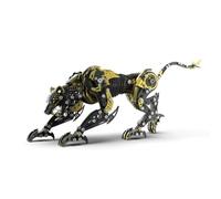 506PCS 3D Metal Puzzle Steampunk Mechanical Model Kit, Leopard Hunter DIY Assembly Model for Collectors, Desktop Display, Home Decor & Creative Adult Gifts