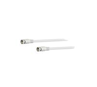 50739 cable 5 m F plug, shielded connection on both sides white Goobay