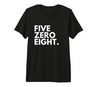 508 Area Code Worcester Massachusetts Five Zero Eight Premium T-Shirt