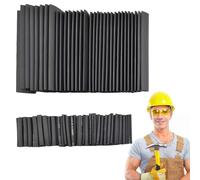 508 PCS Heatshrink Sleeving Kit, Heat Shrink Tubing, Heatshrink Wrap Cable Shrink Sleev-ing, Electrical Insulation Heat Shrink Sleeving for Different Wire Gauges and Cable Sizes, Black
