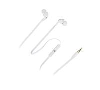50801 Headphones with microphone, white, 3.5mm jack, earbuds, 1.2m, 32Ω, QOLTEC