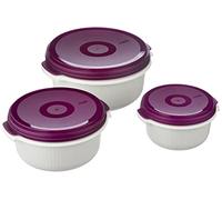 508455 Micro Family microwave 3-dish pack 0.5/1.0/1.5 litres, bramble