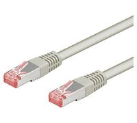 50888 patch cord S/FTP 6 line Cu LSZH grey 3 meter 28AWG Goobay