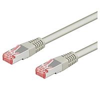 50894 patch cord S/FTP 6 line Cu LSZH grey 30m halogen-free 28AWG Goobay