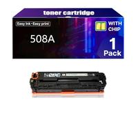 508A 508X Toner Cartridge Set Replacement for HP 508A 508X CF360A CF361A CF362A CF363A for HP M552DN M553N M553X M553DN M576 M577f M577z M577dn Printer Ink,BK-1 pcs