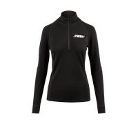 509 FZN Merino 1/4 Zip Women's Base Layer Shirt BlackM Black