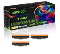 5098C006 5097C006 5096C006 5095C006 Compatible for Canon Toner Cartridge with Chip i-SENSYS X C1333i i-SENSYS X C1333iF i-SENSYS X Printers (3 Pack Black)
