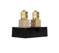 50A 50mV DC Current Shunt, Brass Resistor with Thermal Stability for Industrial Automotive Solar Meters