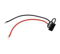50A 600V Quick Cable Connector 8AWG Wiring Harness Kit Grey | Includes 40cm 8AWG tinned copper wire, a mounting bracket, and a protective dust cap for secure high-current connections.