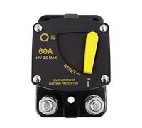 50A 60A 80A 100A 150A 200A 250A 300A AMP Circuit Breaker Fuse Reset 12-48V DC Car Audio Amplifier Breaker Waterproof 2022 Automatic switch (Color : 60a)