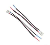 50A 8 AWG Silicone Cable for E-Bike and Electric Motorcycle, Flexible Wire with O-Ring Terminal and Connector(1000mm)