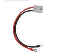 50A Battery Charging Cable 10AWG M8 Lug Connector Waterproof For Solar Panel EV Power Supply Industrial Equipment Red Black