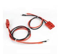 50A Battery Charging Cable 8AWG M8 Lug Connector Waterproof High Temp For Solar Panel EV Power Distribution Equipment Red Black