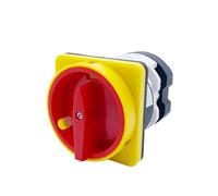 50A Cam Switch YMZ12-50/2GS Padlock Latching 690V 2 Poles Power Cut Off Control 2 Positions Silver Contact Rotary Changeover