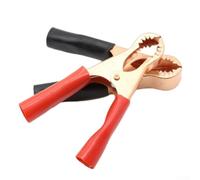 50A Clips Battery Clamps, Copper Plated Iron Clips for Car Battery Charger, Solar Panel, Electric Fence, Instrument Testing, 80mm(20PCS)