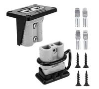 50A Current Strong Panel Mount Base with Protective Cover for Marine and Automotive Applications Double Post Plugs