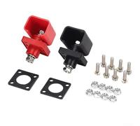 50A DC 1000V Lithium Battery Terminal for Energy Storage Systems - PA66 Flame-Retardant Shell, Pure Copper Terminals, 8mm² Cross-Section, 2-