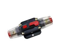 50A Inline Circuit Breaker 12V-24V DC Auto Reset Fuse Holder Manual Switch For Car Audio Boat Truck RV Marine Solar Protection