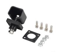 50A Lithium Battery Terminal for Energy Storage, 1000V DC PA66 Flame-Retardant Connector with Pure Copper Terminals, Red+Black 2-Pack