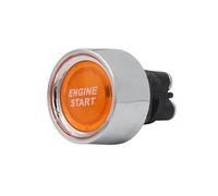 50A Multi-Functional Start Push Button Switch Vehicle Car Engine Start Button Ignition Switch DC 12V 24V Momentary Switch IDGTTLDF(Orange)