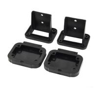 50A Socket Flush-Mounted Mounting Plate Black for Motorhome (Pack of 2)