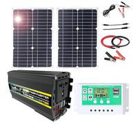 50A Solar Charge Controller Kit with 800W Pure Sine Wave Inverter - Waterproof Power Solution for RVs and Boats(50W)