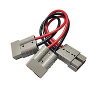 50A Wire Harness Plug Quick Connection Adapter Connector Fit For Solar Car Battery 10AWG Power Automotive Adapter Cable Terminal Cable Connector Cover Crimping Tool Lugs Crimper Power Automotive Cord
