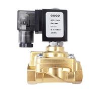 50bar 2 Way high Pressure Brass Solenoid Valve for Air Argon nitrogen G1/2" Normal Open GPE-15K Blow Molding Machine Valve(AC220V)