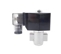 50bar 90bar 2 Way SS304 Water High Pressure Solenoid Valve Normally Open 1/4" 380V 220V GSPG-01K GSPG-M02K NO(AC220V_50BAR)