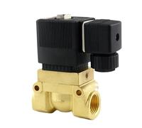 50bar High Pressure High Temperature Solenoid Valve 1/4 3/8 1/2 BSP 24VDC AC220V Orifice 13mm NC 5404-04 Pilot Brass Valve 52310(3/8",12VDC)