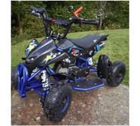 50cc Petrol Kids Mini Quad Bike BLUE Quad ATV Off Road 2 Stroke