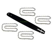 50cm; 1.5mm; 0.325"; 76 TG bar + 4X Chain Compatible with FUXTEC FX-KSE152 / TimberTech KS52 KS5200 Chainsaw