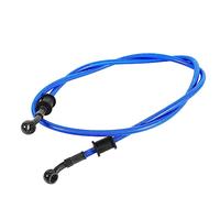 50cm - 120cm Motorcycle Braided Steel Brake Clutch Oil Hose Line Pipe,Colorful Brake Line Pipe,motorcycle front brake line,Fit for most Motorcycle Pit Bike Motocross Street Bikes(1200mm-Blue)