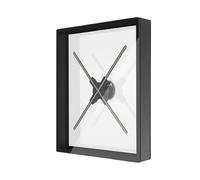 50cm/19.7in 3D Fan Hologram Projector Wifi Led Sign Holographic Lamp Player Remote Advertising Display Hologram Projector With Cover Vivid Visuals(Black)