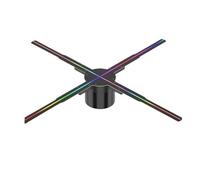 50CM 3D HD Hologram Fan Projector, LED Sign Holographic Player, Support Image Video Shop Bar Party Advertising Display Light High Brightness