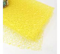 50cm * 4.5m Flower Wrapped Yarn DIY Handmade Floral Products Jacquard Hollow Mesh Yarn Packaging Paper(Yellow)