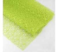 50cm * 4.5m Flower Wrapped Yarn DIY Handmade Floral Products Jacquard Hollow Mesh Yarn Packaging Paper(Yellowish green)