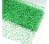 50cm * 4.5m Flower Wrapped Yarn DIY Handmade Floral Products Jacquard Hollow Mesh Yarn Packaging Paper(Emerald green)