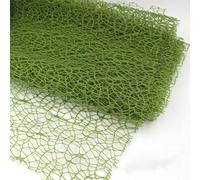 50cm * 4.5m Flower Wrapped Yarn DIY Handmade Floral Products Jacquard Hollow Mesh Yarn Packaging Paper(Army green)