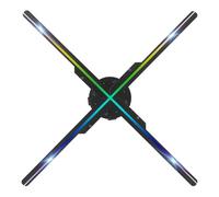 50CM 4 Blades 576 Light Chips High Definition Three Dimensional Holographic Fan Projection Advertising Machine for Android IOS WIFI Direct Version